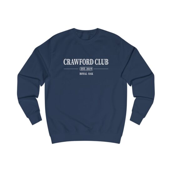 Navy sweatshirt with 